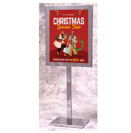 Heavy-Duty, Indestructible Steel 22x28 Sign Holder Stand 20 Colors ...