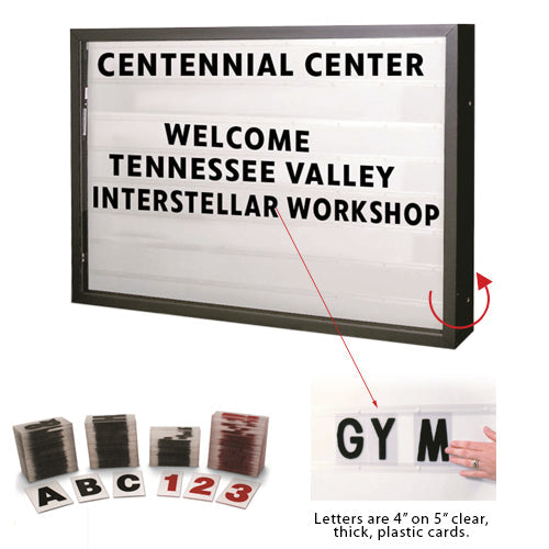 Double-Sided Freestanding Heavy-Duty Reader Board 72x48 + Two Posts ...