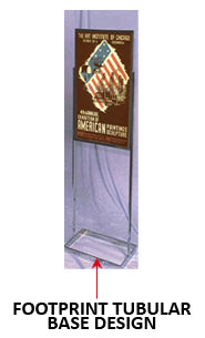 Heavy Duty Economy Sign Holder with Tubular Base (14x22)