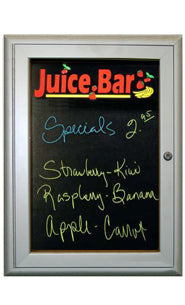 Indoor Dry Erase Marker Board Swing Cases (Black Board)