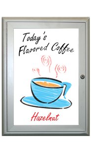 Indoor Enclosed Dry Erase White Boards