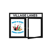 Indoor Enclosed Marker Boards 2 and 3 Door