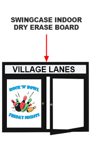 Indoor Enclosed Marker Boards 2 and 3 Door