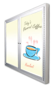 Wall Mount Indoor Marker Boards with LED Lights