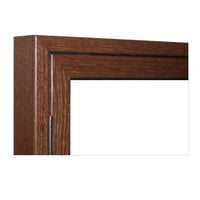 Indoor LED Lighted Enclosed Wood Framed Dry Erase Boards | Message Header | White Board Porcelain on Steel