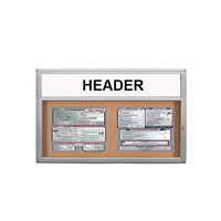 MENU CASE SHOWN: 8.5 X 14 MENUS (2) ACROSS | AVAIBLE IN GREY, BLACK, BRONZE, AND SATIN GOLD