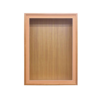 SwingFrame Designer Wood Framed Shadow Boxes 2-Inches Deep with Matboard | Elegant Swing Open, Wall Display Cases in 25 Sizes + Custom.