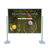 36x72 FRAME (SHOWN in HORIZONTAL FORMAT) (SHOWN in SILVER)