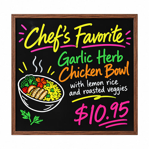 16x20 Wood Framed Black Dry Erase Marker Boards