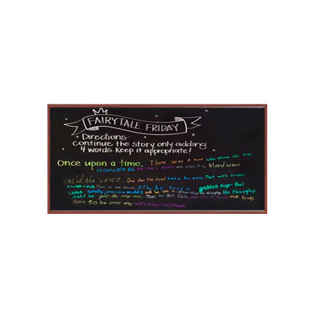 48x96 Wood Framed Black Dry Erase Marker Boards