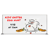 Value Line 36x84 White Dry Erase Marker Board with Aluminum Frame