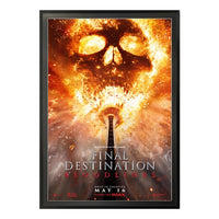 22x28 MOVIE POSTER PICTURE FRAME DISPLAY SHOWN in SATIN BLACK FRAME with RAVEN BLACK MATBOARD