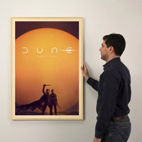 22x34 MOVIE POSTER FRAME SHOWN in SATIN GOLD FRAME with MEDIUM GOLD MATBOARD (NOT TO SCALE) 