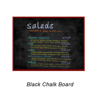 14x14 MAGNETIC BLACK CHALK BOARD with PORCELAIN ON STEEL SURFACE 