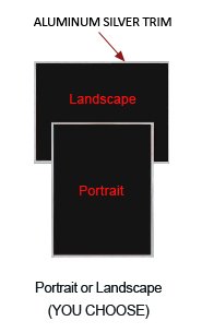 24 x 84 Black Message Board Metal Framed Melamine Backer Board