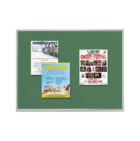 Value Line 16x20 Metal Frame Cork Bulletin Board (Open Face with Silver Trim)