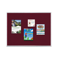 Value Line 24x36 Metal Frame Cork Bulletin Board (Open Face with Silver Trim)