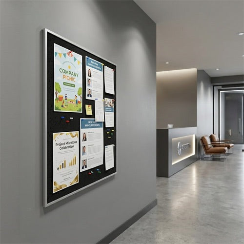 Value Line 48x60 Vinyl Covered Bulletin Display Board Portrait or Landscape