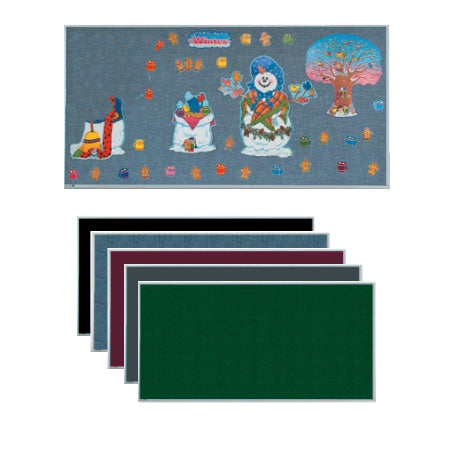 Value Line Vinyl-Covered Cork Bulletin Board 24x36 | Open Face with Silver Trim Frame