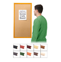 20" x 30" Open Face Wood #361 Framed Bulletin Board