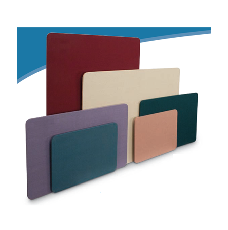 UNFRAMED 11 x 14 Fabric Cork Bulletin Boards | Rounded Corners + 10 Fabric Colors