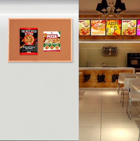 QCONNECT CORK BOARD WOODEN FRAME 30X40CM-40 x 30 cm QCONNECT CORK BOARD WOODEN FRAME 30X40CM-40 x 30 cm