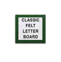 Access Letterboard 7 x 7 Open Face 361 Wood Framed FELT Letter Board