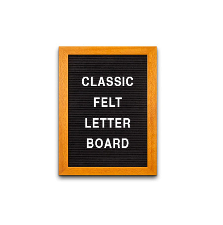 Access Letterboard 8 x 12 Open Face 361 Wood Framed FELT Letter Board