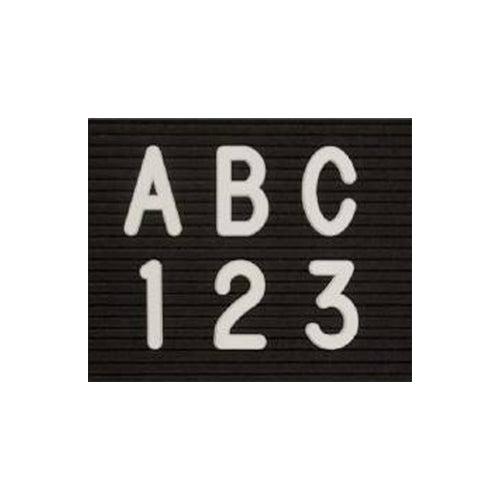 14x12 Open/Closed Window Mount Plastic Changeable Black Letter Board ...