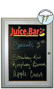 Outdoor Dry Erase Marker Board Swing Cases (Black Board)