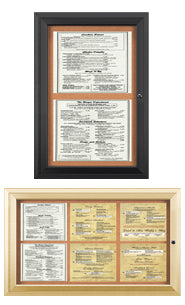 Weather Proof Menu Displays | Weather Resistant MenuCases