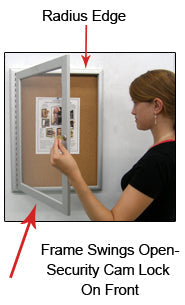 Radius Edge Outdoor Poster Display Cases Lighted | 10+ Sizes + Custom ...