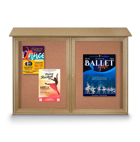 Outdoor Message Center 40" x 40" with 2 Doors