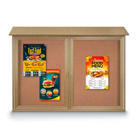 Outdoor Message Center 60" x 36" with 2 Doors
