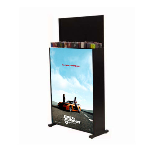 Standing Poster Storage Rack | Retail Poster Rack for Rolled Posters ...