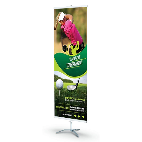 Poster Grip Snap-On Banner Stands 24" Wide and Adjustable for Posters or Banners | Lightweight + Portable