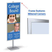 POSTO-STAND™ Snap Frame Poster Sign Stand 22x56 (SINGLE SIDED)