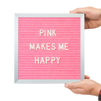 PINK FELT LETTER BOARD