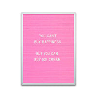 PINK FELT LETTER BOARD