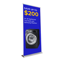 CAPSTONE Retractable Banner Stand | 36" Wide  Banner | Single Sided Adjustable Bannerstand