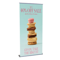 FUJI Retractable Banner Stand | 31.5" Wide  Banner | Single Sided Adjustable Bannerstand