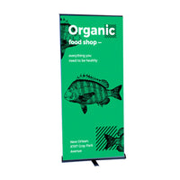 ZENITH Retractable Banner Stand | 35.5" Wide  Banner | Single Sided Adjustable Bannerstand