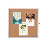 Ultra Thin 18 x 24 Enclosed Bulletin Boards
