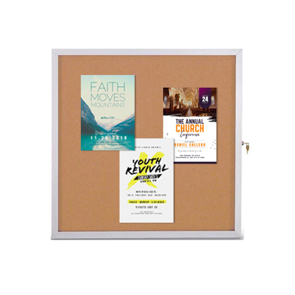 Ultra Thin 18 x 24 Enclosed Bulletin Boards