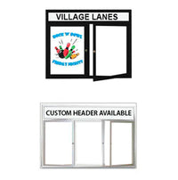 Indoor Enclosed Marker Boards 2 and 3 Door