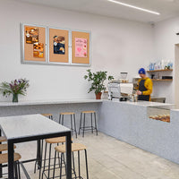 72 x 36 INDOOR Enclosed Bulletin Cork Boards 3 DOOR