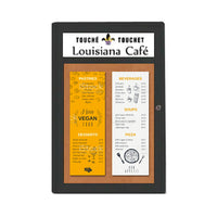 Outdoor Enclosed Menu Display Cases with Personalized Message Header | Radius Edge Cabinet Corners in 12+ Sizes