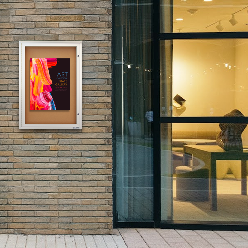 Extreme WeatherPlus Outdoor Poster Case with Radius Edge | Available in 4 Frame Finishes