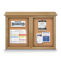 Outdoor Message Center 60" x 40" with 2 Doors