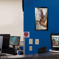 12x24 Poster Frame (SwingFrame Carbon Steel Poster Display)